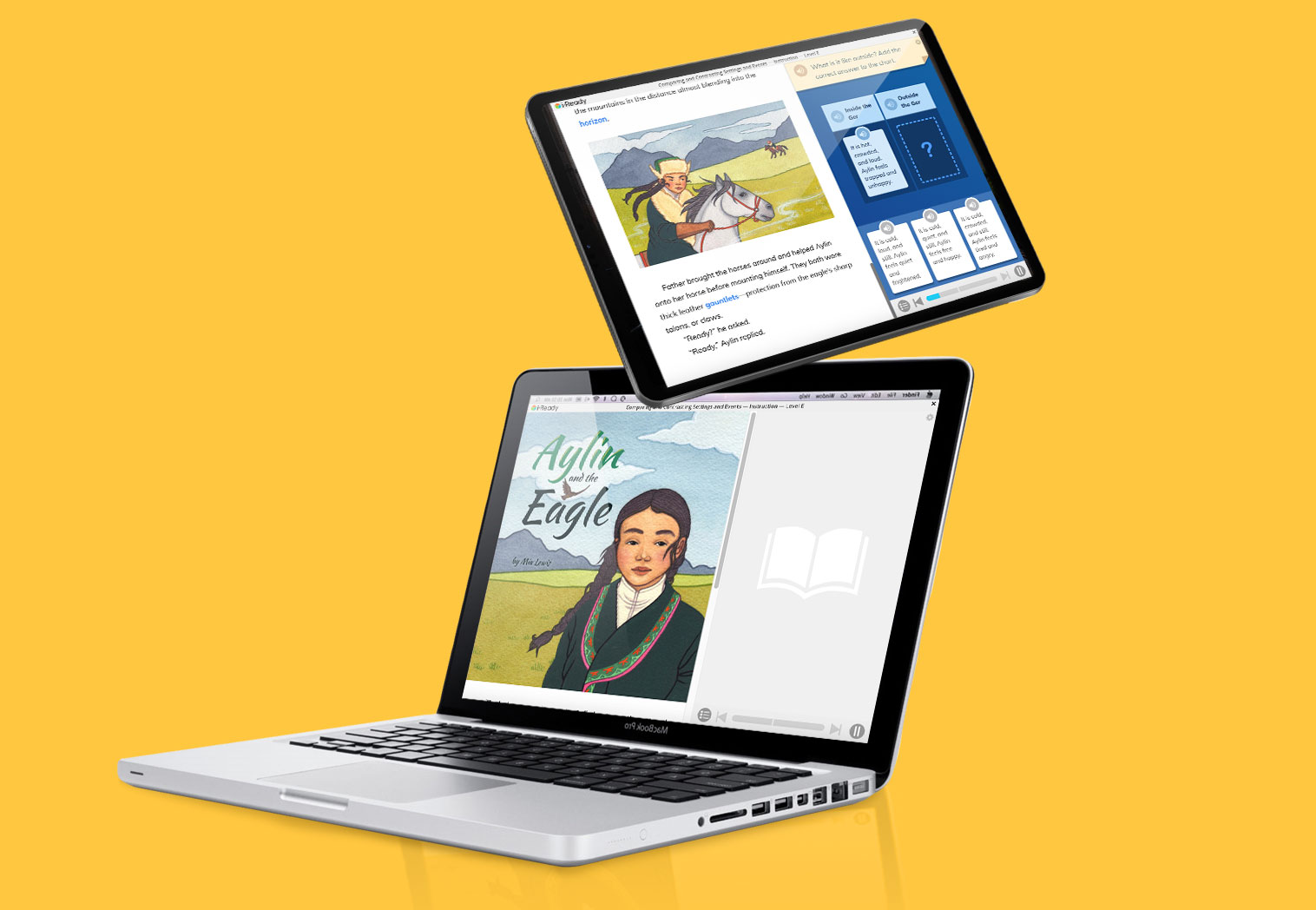 In this project I ideated, wireframed, art directed, and refined this product for young readers.